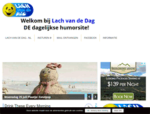 Tablet Screenshot of lachvandedag.nl